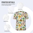 thumbnail image 3 of Lsque Beautiful African Womens Pattern Mens Polo Golf Shirts Funny Graphics Shorts Sleeve Button Shirts Baseball T-shirt-Small, 3 of 7