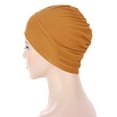 thumbnail image 7 of SPRING PARK Women Muslim Solid Color Soft Elastic Bandanna Turban Cap Head Scarf Cover Hat Headdress, 7 of 7