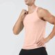 thumbnail image 4 of Camiseta sin mangas con cuello en V para hombre, color liso, informal, de verano, para fitness, sin mangas, para hacer ejercicio, correr, entrenar, chaleco transpirable de poliéster para hombre., 4 of 9