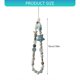 thumbnail image 3 of Secure Beaded Phone Chain with 3D Blue Sea Stars Charm Easy Carry Plastic Lanyard For Universal Smartphone Models, 3 of 4