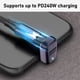 thumbnail image 3 of Adaptador USB C hembra a macho ANGGREK de Aleación de Aluminio 8K 60Hz 40Gbps 240W, 3 of 7