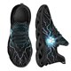 thumbnail image 1 of Zapatos planos con estampado de huellas de perro para mujer, zapatillas transpirables suaves con cordones, zapatos casuales de plataforma, 1 of 6