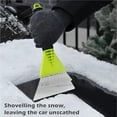 thumbnail image 3 of Kearding Pala de nieve multifuncional para coche, raspador de hielo para vehículo, herramienta de raspado para removedor de escarcha de Suministros de limpieza para el hogar Rojo, 3 of 6