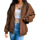 thumbnail image 5 of Sudadera Mujer Con Capucha De Cremallera Jogging Fitness, 5 of 6