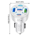 thumbnail image 1 of universal Car Charger 65W PD USB C Charging Block Car Charger Adapter Multi Port Car Phone Charger For Car Interior Accessories, 1 of 1