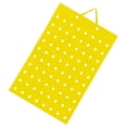 thumbnail image 4 of Almencla Shoe Charm Holder, Shoe Charm Display Wall Hanging, Durable Shoes Charm Storage Pad with 80 Holes (No Accessories Included) Yellow, 4 of 8