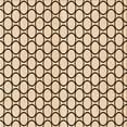 thumbnail image 1 of Ahgly Company Machine Washable Indoor Square Transitional Sienna Brown Area Rugs, 6' Square, 1 of 7