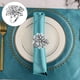 thumbnail image 5 of Servilleteros de metal navideños plateados Inteprter 12 piezas para hoteles y restaurantes, 5 of 6