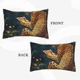 thumbnail image 2 of Honeii Leopard Reading Tarot Cards Pattern Decorative Throw Pillow Case - Elevate Your Couch, Sofa, or Bed with Stylish Home Decor-16"x24", 2 of 6