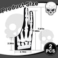 thumbnail image 2 of Guante de artista Jecery Skeleton de 2 dedos para tableta de dibujo, 2 of 6