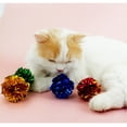 thumbnail image 6 of Iridescent Crinkle Paper Ball Cat Toy, Colorful Laser Sound Ball for Cat Interactive Play, Scratch Resistant Design, Random Color Pet Supply, 6 of 6