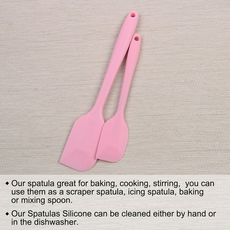 Jeexi Silicone Spatula Set, 2 Flexible Turners for Non-Stick Cookware, Heat  Resistant Kitchen Spatulas Pack, Cooking, Frying and Flipping Utensils Non  Scratch or Melting Flippers 