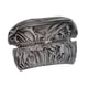 thumbnail image 3 of Funda otomana rectangular de fibra de poliéster de alta elasticidad para muebles Gris oscuro, 3 of 9
