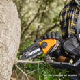 thumbnail image 4 of Motosierra WORX WG324.9 20V 5 inalámbrica de 1,8 kg con batería, 4 of 6