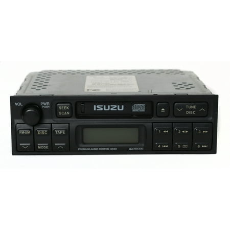 2000 Factory Radio - 2000 2001 2002 Isuzu Amigo AM FM Radio with Cassette Part Number 8-97256-491 - Refurbished