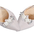 thumbnail image 1 of 2 clips para zapatos con diamantes de imitación, accesorios desmontables para zapatos de boda, decoración de zapatos de tacón, 1 of 5