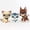 #1116 #2036 #1519, variant on 3 PCS Minilpsshop Little Animal Pet Toys Figures Include Shorthair Cat #1116 #2291 #339 and Accessories