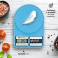 thumbnail image 3 of Báscula Digital Gramera 10kg Cocina Repostería Precisión Color Azul Claro, 3 of 6