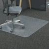 Deflecto Polycarbonate Chairmat for Carpet Carpeted Floor - 53" Length x 45" Width x 62.5 mil Thickness - Rectangle - Polycarbonate - Clear