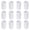 85cm, variant on 12Pcs Curtain Spacers Drapery Spacers Not Need to Dismantle the Rod Curtain Rod Accessory for Home Offices Decors