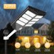 thumbnail image 4 of LONEASY Luz Solar, 1000W Luz Solar para Exteriores, Potente Luces Solar con Control Remoto y Sensor de Movimiento,3 Modos Luz de Calle Solar Luz de pared para Jardín,Patio,Camino (1000, wat, 4 of 8