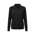 thumbnail image 3 of Womens Knit Cardigan Sweaters Soft Long Sleeve Casual Dressy Button Down Lightweight Cardigans Outerwear, Black 2XL, 3 of 8