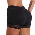 thumbnail image 5 of LNWUY Womens Fake Buttocks Underwear Seamless Butt Lifter Briefs Control Panties Hip Enhancer Underwear Shapewear Boyshort Black XXXL, 5 of 8