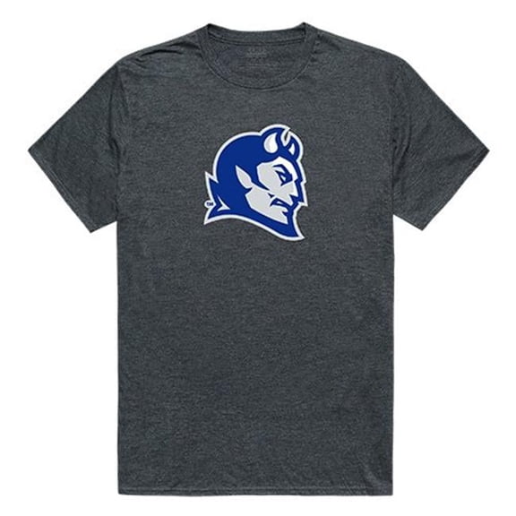 Central Connecticut State University Cinder Tee for Men, Heather Charcoal - 2X