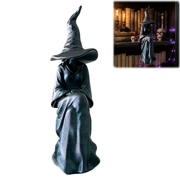 PLLFRLRT Halloween Decorations Gothic Witch Decor Indoor Living Room Desktop Ornaments Halloween Decors for Home