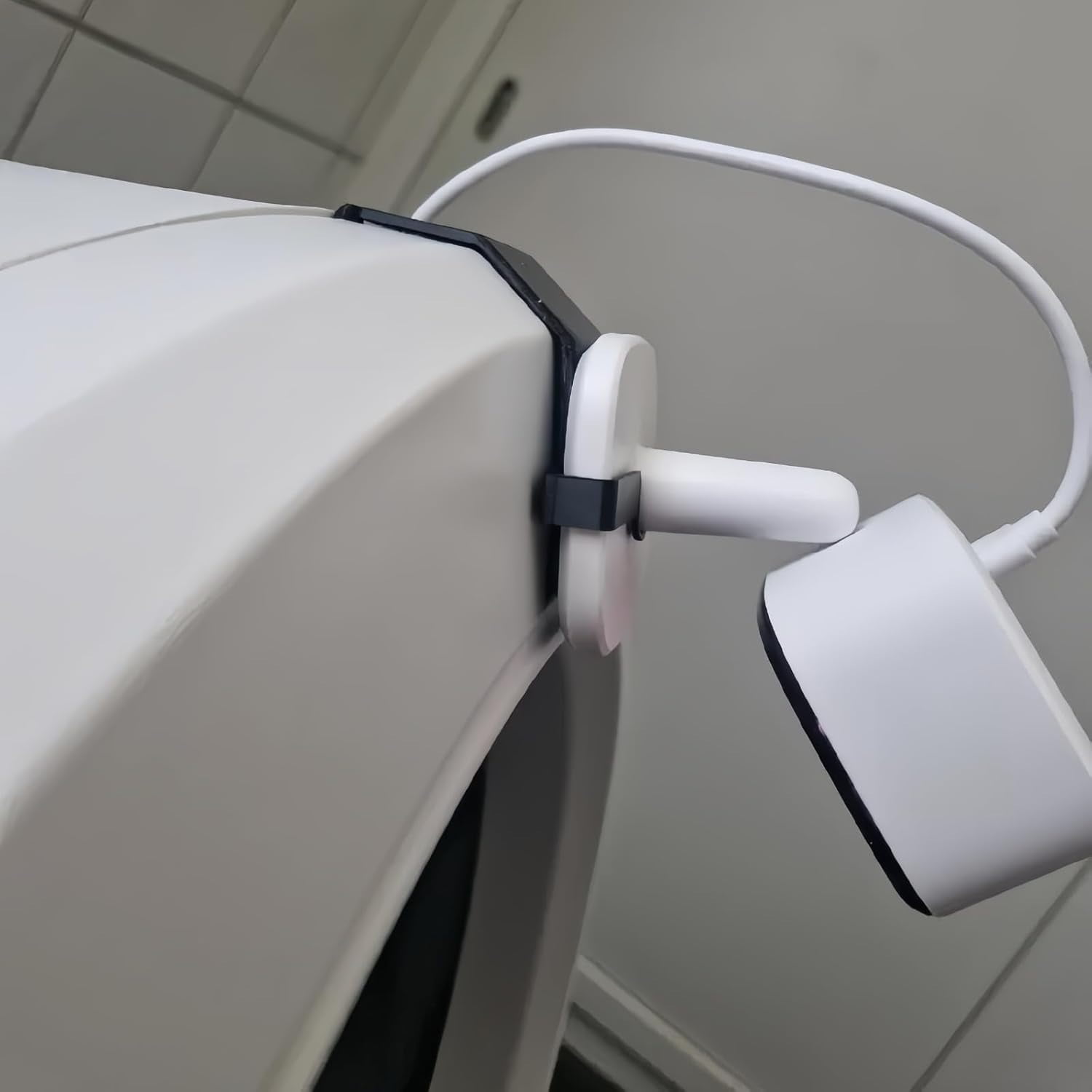 Camera Mount Holder for Litter-Robot 4, Compatible with eufy, Secure Installation, Cable Management