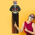 thumbnail image 2 of QHUDLV Day of The Dead Decorations Sugar Skull Hanging Decor,Dia De Los Muertos Party Decorations with Tassels Mexican Day of The Dead Halloween Decor,Mexican Fiesta Party Home Outdoor Decor, 2 of 9