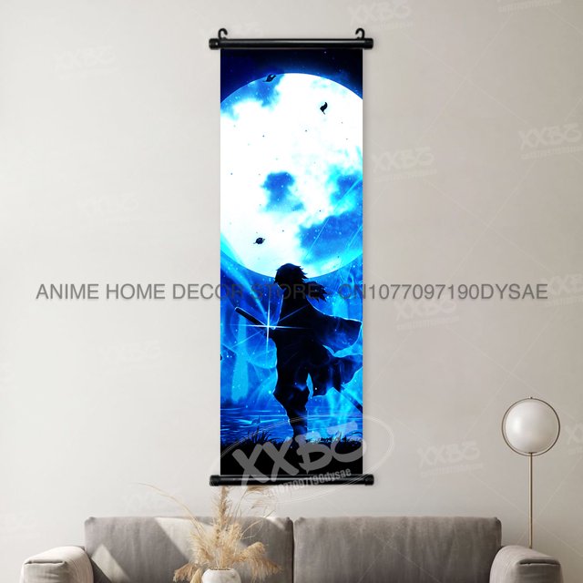 Demon Slayer Anime Canvas and PVC Wall Art Scrolls for Home Decor Various Sizes