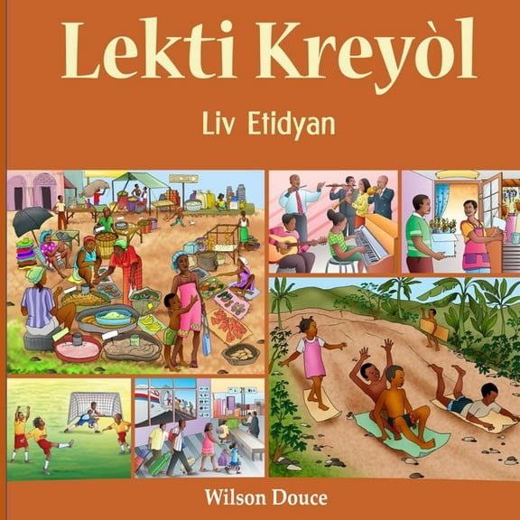 Lekti KreyÃ²l Liv Etidyan: Liv Etidyan, (Paperback)