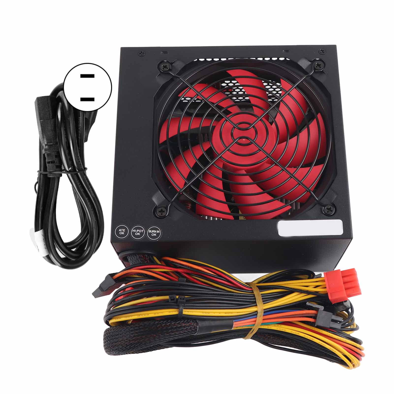 Computer Power Supply, Durable PC Power Supply, Strong 115/230V Office