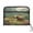 Cow in Green Rolling Hills, variant on Accordion File Organizer with Zip Closure 13 Pockets Expanding File Folder Letter A4 Paper Document Organizer for Home Office Wild Horses Running