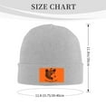 thumbnail image 3 of ZICANCN Knit Beanie Hat-Print Animals Winter Cap Soft Warm Classic Hats for Men Women Black and White Line, 3 of 8
