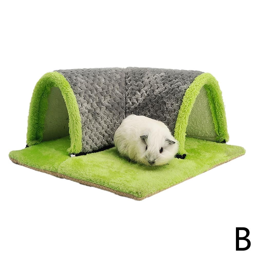 QHUDLV Plush Hamster Tunnel,Guinea Pig Channel,Soft Winter Warm Toy