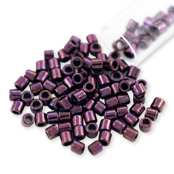 Miyuki Delica Seed Bead 8/0 Metallic Raspberry