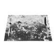 thumbnail image 1 of XMXY Woven Placemats Set of 6 PCS, Grey Abstract Texture Table Mats Washable Heat Resistant Placemats, 1 of 6
