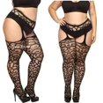 thumbnail image 1 of Porte-Jarretelles Résille Bas Collants Bas Cuisse Été Aguichant Chaud 1112 Taille Unique, 1 of 4