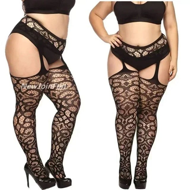 Porte-Jarretelles Résille Bas Collants Bas Cuisse Été Aguichant Chaud 1112 Taille Unique