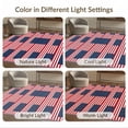 thumbnail image 7 of ODIKA Striped Patriotic Motif Generic Stars Vintage Bordered Front Door Refined Pet Friendly & Kids Safe Bedside for Bedroom, Nursery, RV, 7 of 7