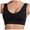 Black, variant on Erwazi Sports Bras for Women Comfort Bra Seamless Removable Pads Sleep Bras Yoga Bra