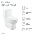 thumbnail image 3 of Classe One-Piece Toilet with Front Flush Handle 1.28 gpf, 3 of 13