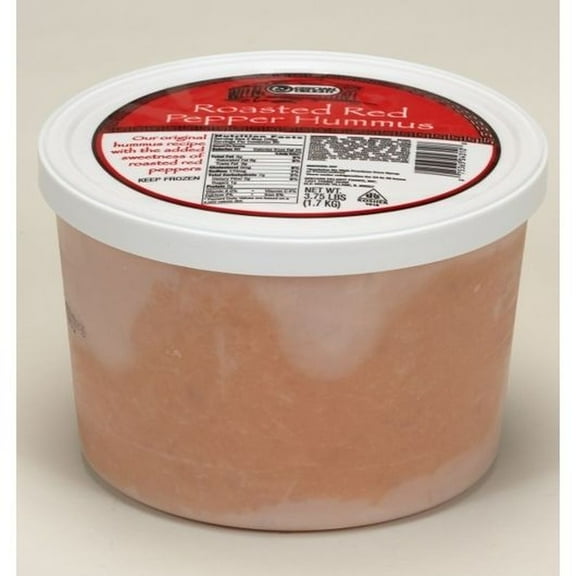 Grecian Delight Roasted Red Pepper Hummus, 0 .5 Gallon -- 4 per case