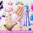 thumbnail image 6 of Jacone Magnetic Dress Up Dolls, Magnetic Princess Dress Up Paper Dolls, Magnetic Dress Up Dolls for Girls Learning Created Imagine Set Birthday Gift, 6 of 7