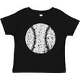 thumbnail image 3 of Inktastic Distressed Baseball in White Boys or Girls Baby T-Shirt, 3 of 5