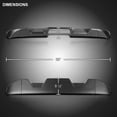 thumbnail image 3 of Spec-D Tuning Matte Black ABS Cab Roof Spoiler For 2011-2016 Ford F250, F350, and F450 Models, 3 of 7