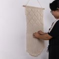 thumbnail image 4 of Macramé YONGSHENG decoración de pared Cuerda de algodón 32 cm X 78 cm, 4 of 5