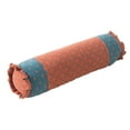 thumbnail image 2 of Almohada de cuello Zulema cilíndrica de algodón rojo azul, 2 of 8